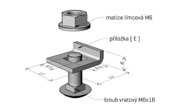 spojka víka SVM 1 GZ Merkur 2 ARK-213085